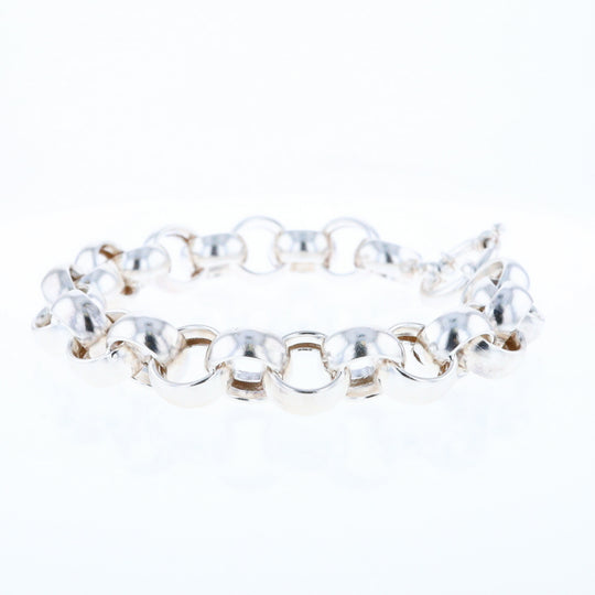 Silver Rolo Link Bracelet