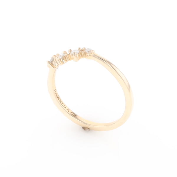 Yellow Gold Shadow Band