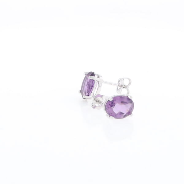 Amethyst Stud Earrings