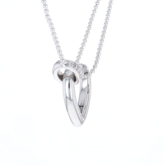 Diamond Clip Heart Necklace