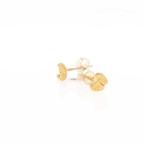 Natural Gold Nugget Earrings