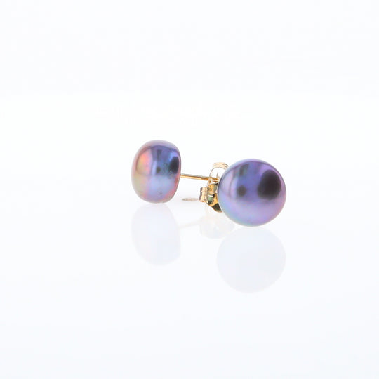 Tahitian Grey Pearl Studs