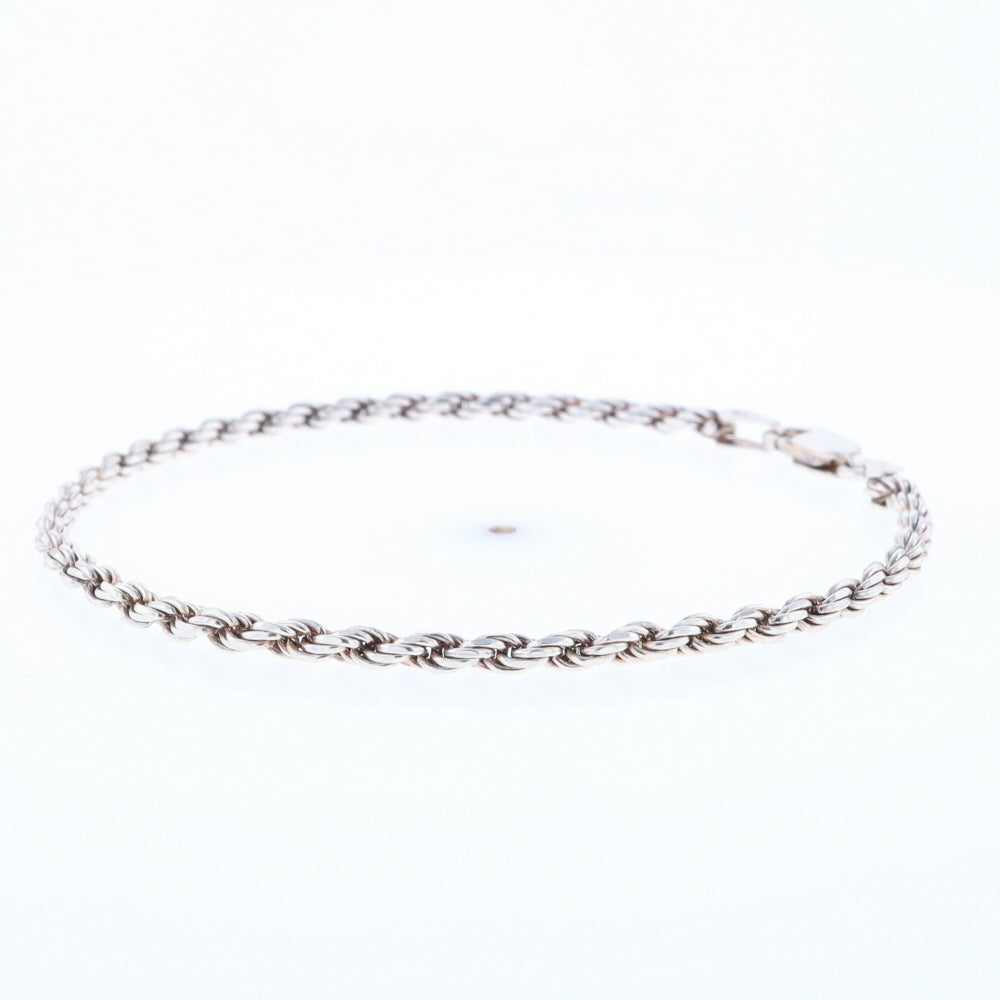 Silver Rope Bracelet