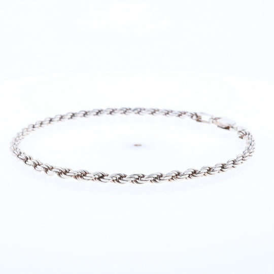 Silver Rope Bracelet