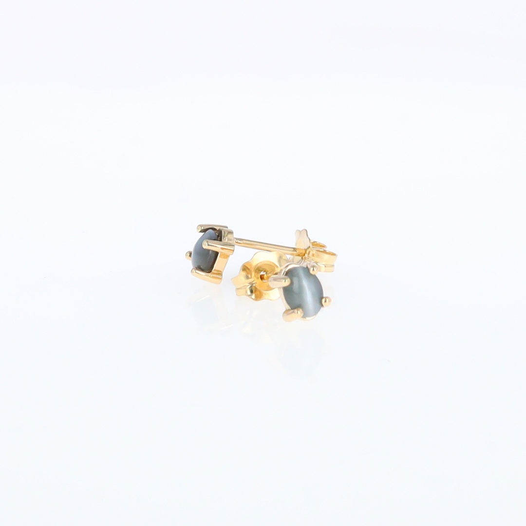 Cat's Eye Alexandrite Studs