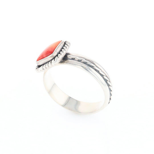 Braided Square Spiny Oyster Ring