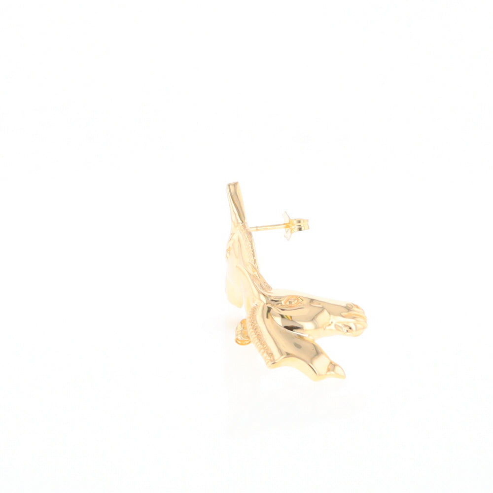 Gold Donkey Earrings