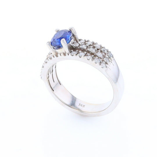 Sapphire Triple Band Ring