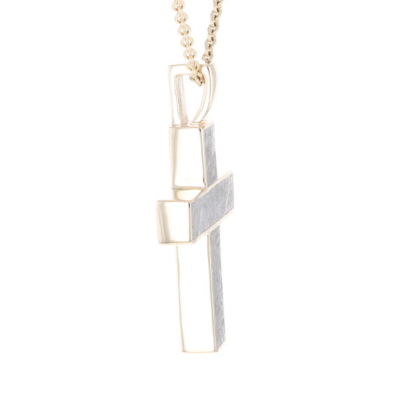 Meteorite Cross Pendant