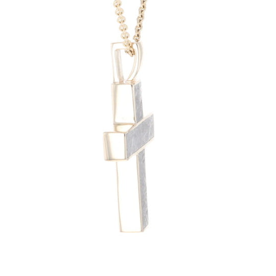 Meteorite Cross Pendant