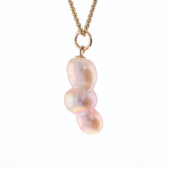 Baroque Triple Pearl Pendant