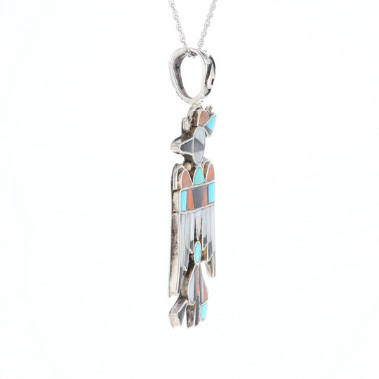 Native Multi-Stone Thunderbird Pendant