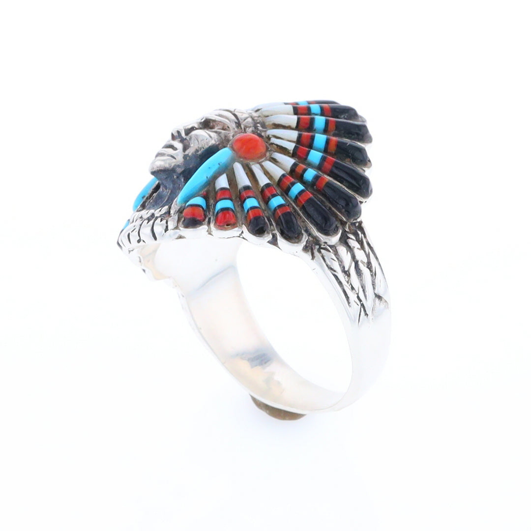 Native American Head Dress Ring