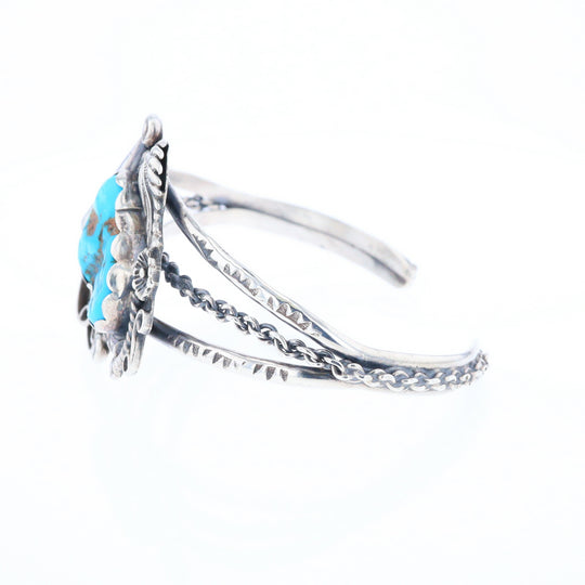 Sharon Cisco Native American Navajo Turquoise Cuff Bracelet