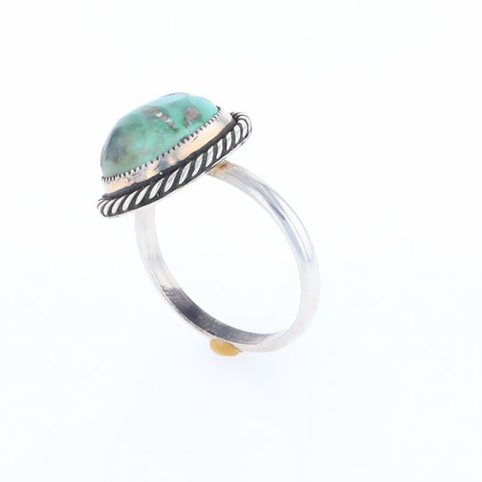 Bezel Set Turquoise Ring