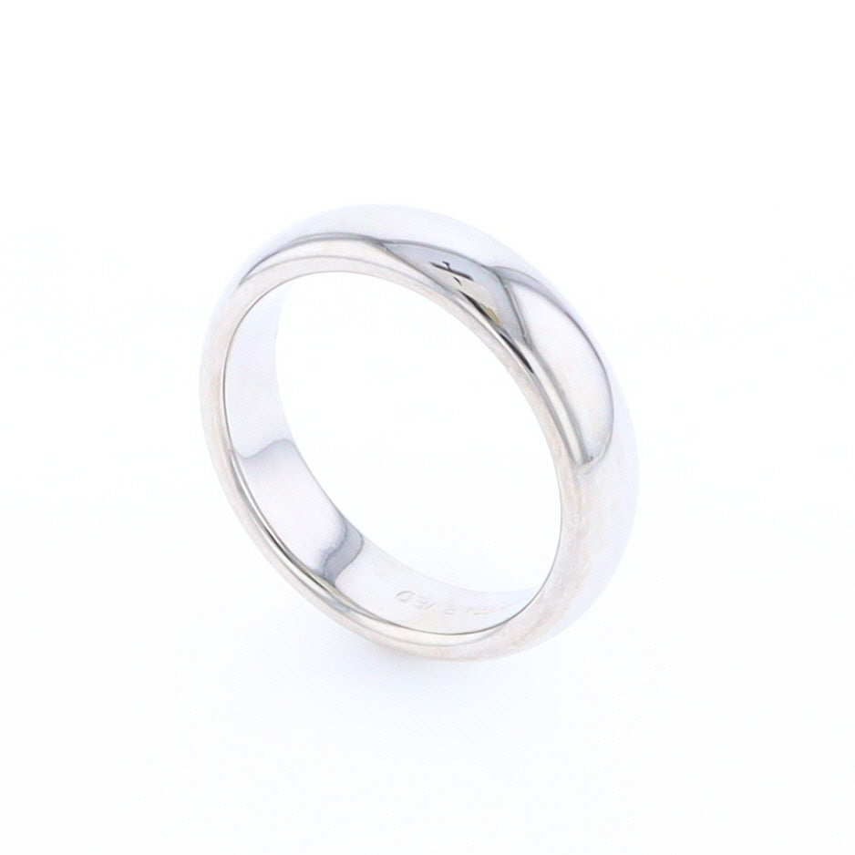 White Gold Wedding Band