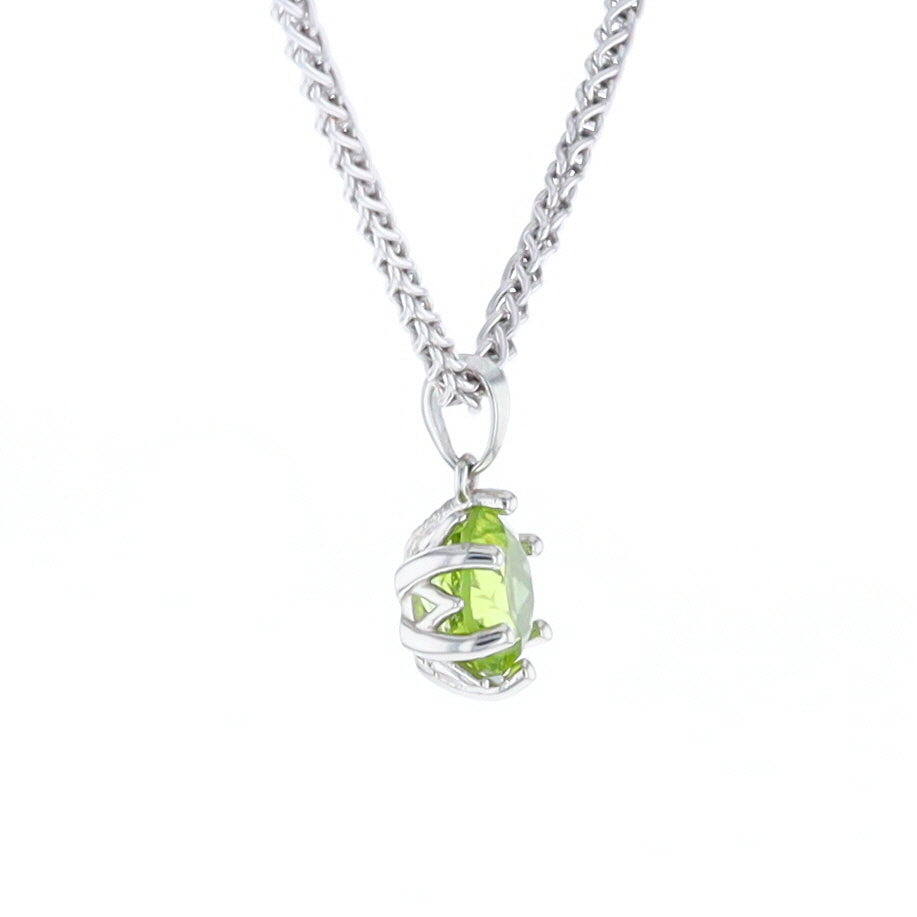 Solitaire Peridot Tulip Pendant