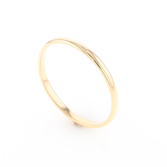 Thin Gold Wedding Band