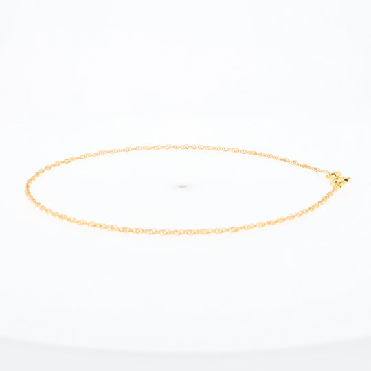 Gold Singapore Anklet