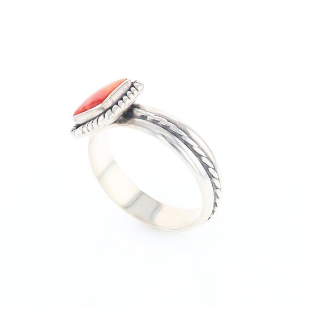 Braided Square Spiny Oyster Ring