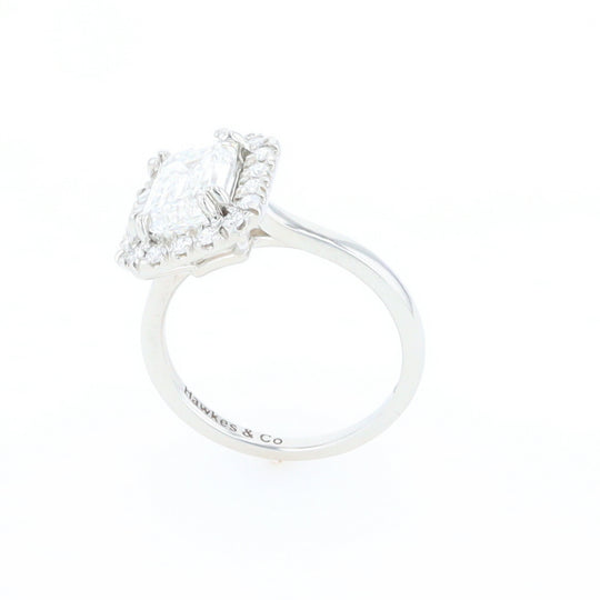 Emerald Cut Diamond Engagement Ring