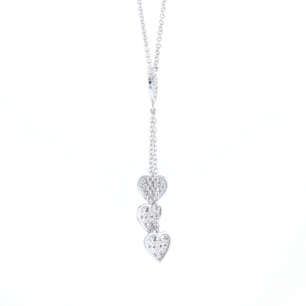 14K Triple Heart Necklace