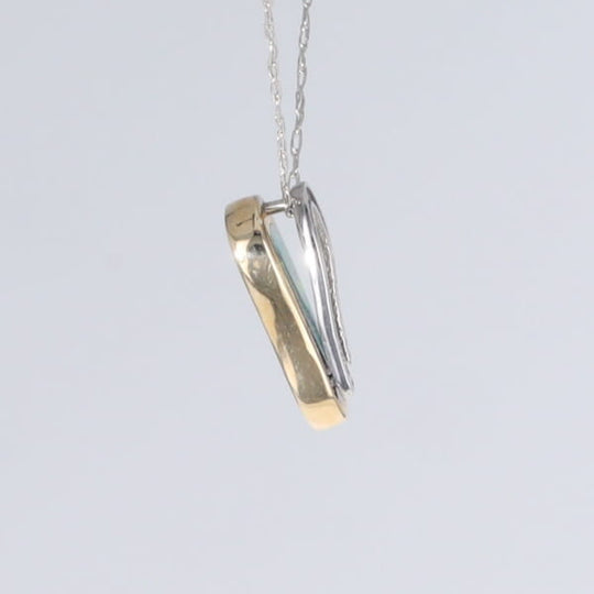 Opal Pendant Inlaid Single Sandal Design
