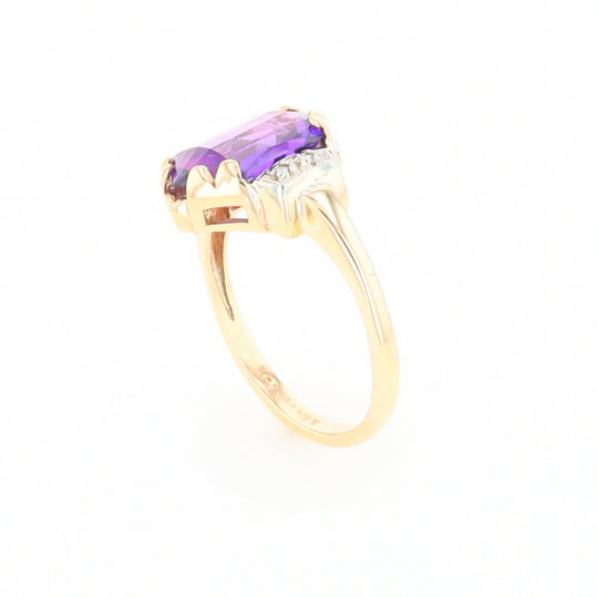 Vintage Hexagon Sapphire Ring