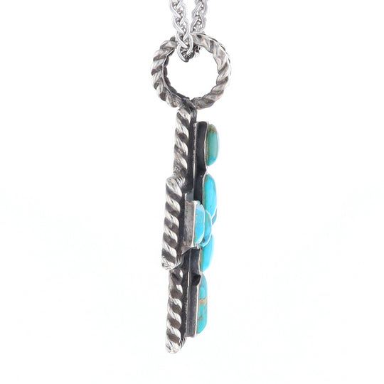 Turquoise Cross Pendant