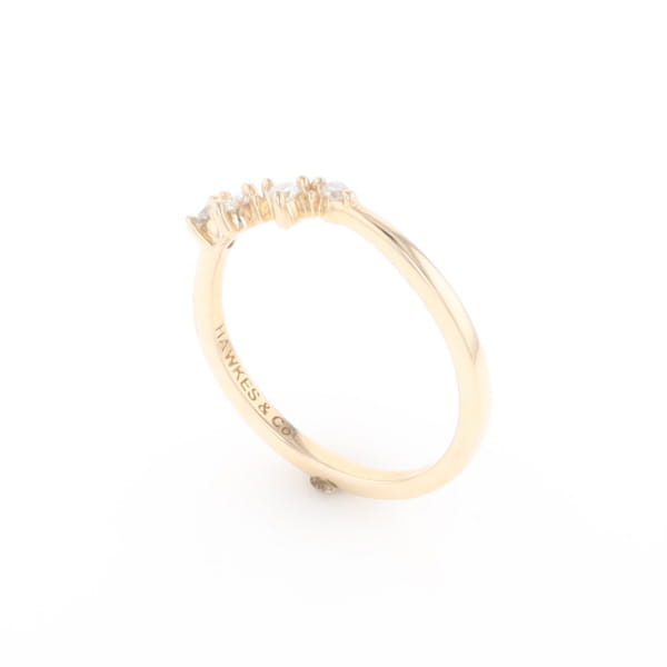 Yellow Gold Shadow Band