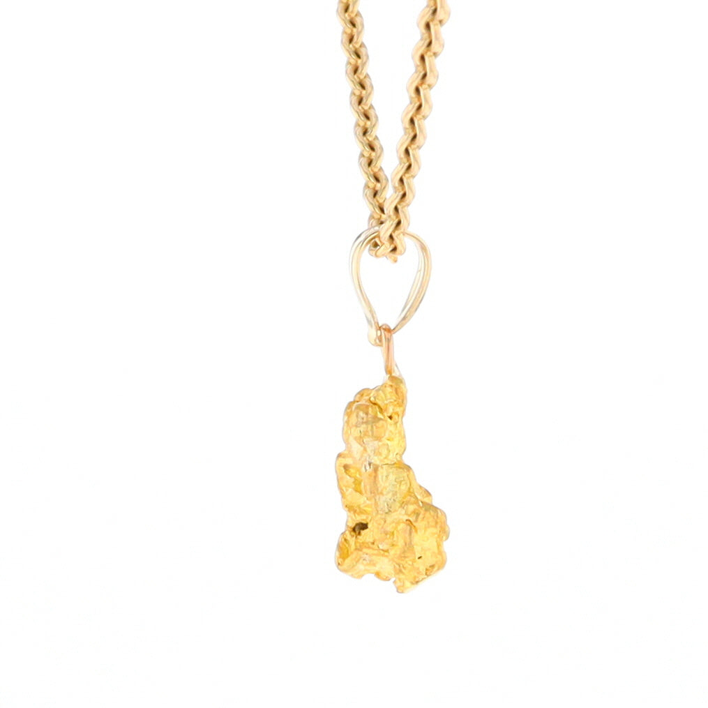 Natural Gold Nugget Pendant