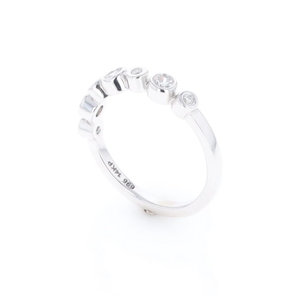 7-Stone Bezel Set Diamond ring