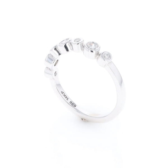 7-Stone Bezel Set Diamond ring