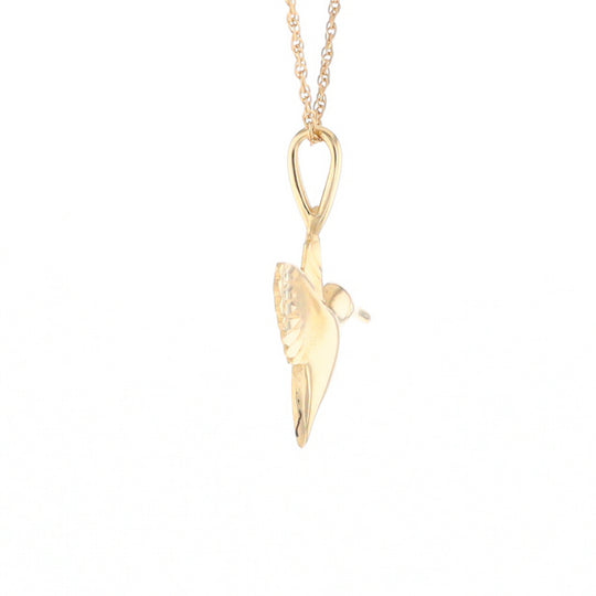 Gold Hummingbird Charm