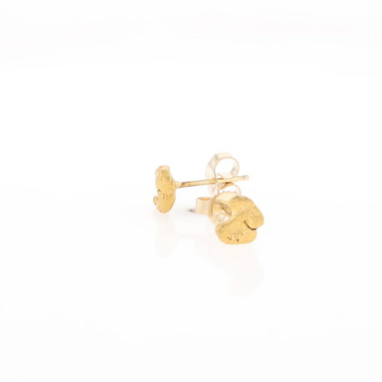 Natural Gold Nugget Earrings