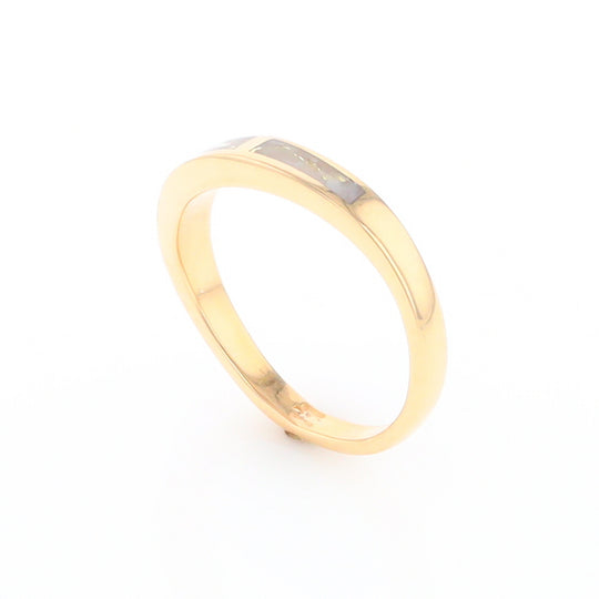 3 Section Gold Quartz Ring Lady’s Anniversary Band G2