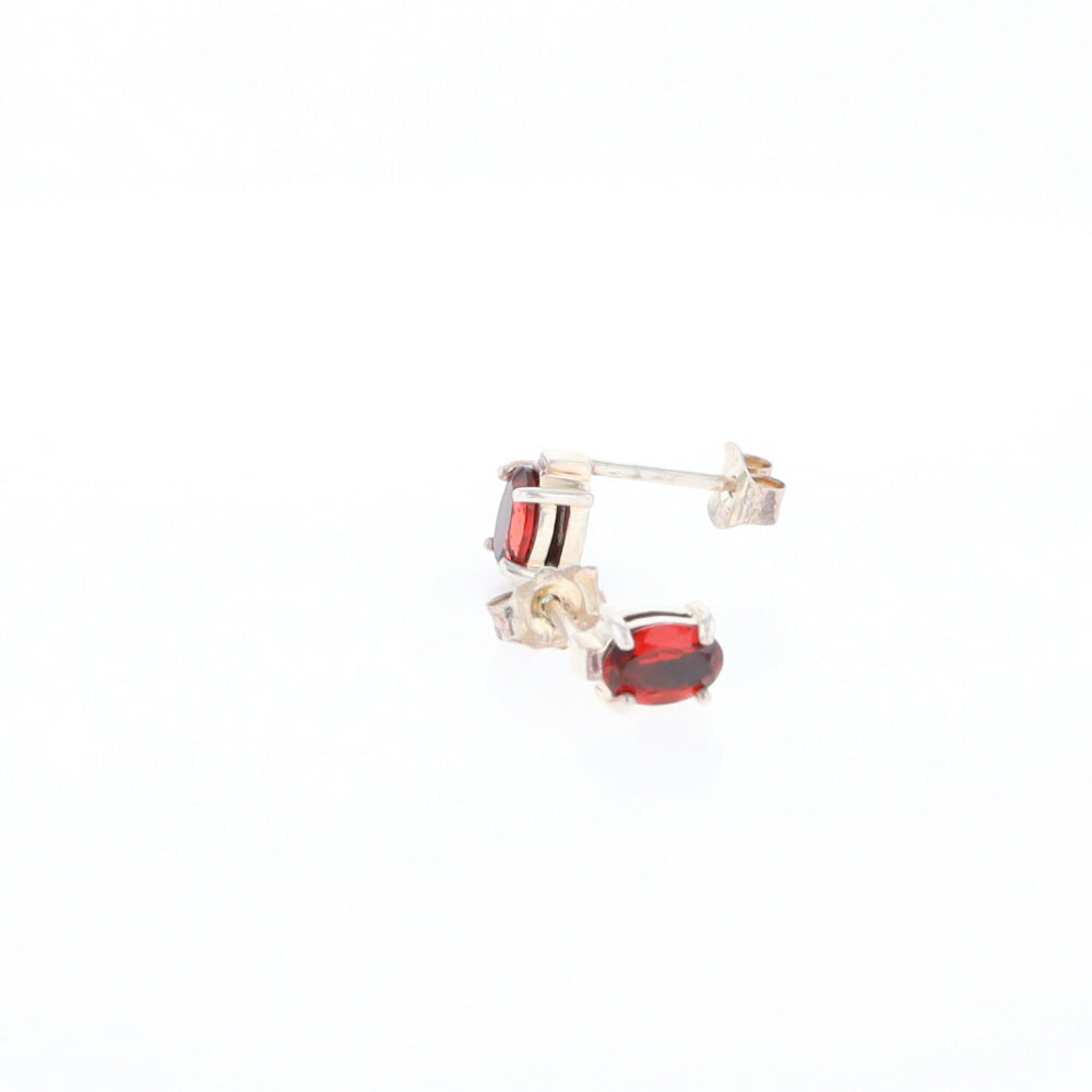 Garnet Stud Earrings