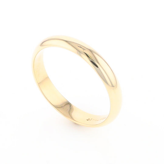 Plain Gold Men's Wedding Band