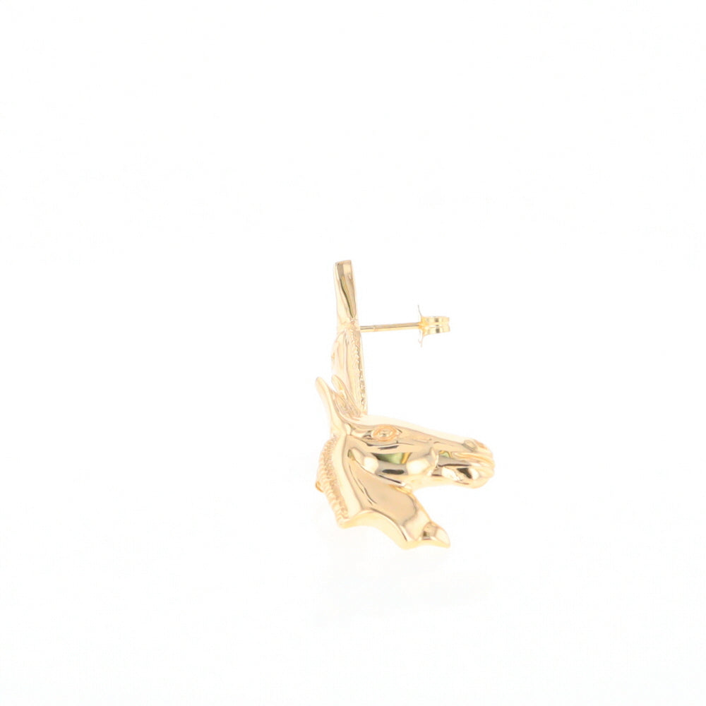 Gold Donkey Earrings