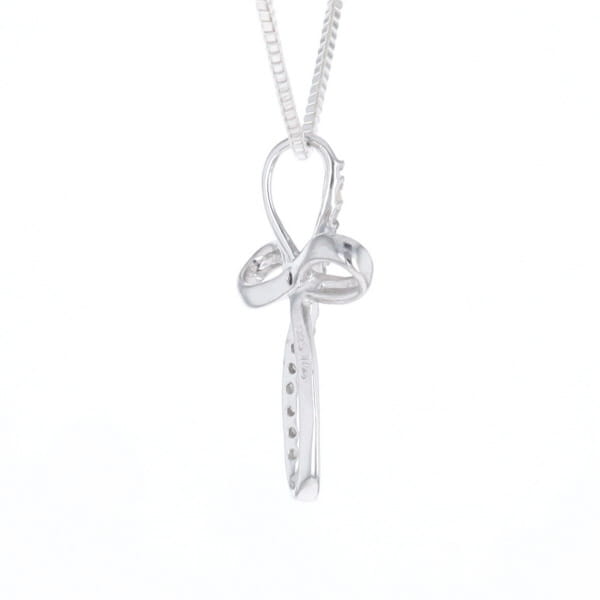 Open Loop Cross Necklace