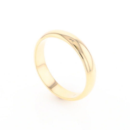 High Polished Comfort Fit Wedding Band