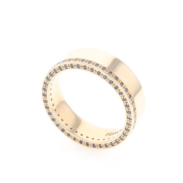 Men's Blue Sapphire Wedding Band Contemporary Design