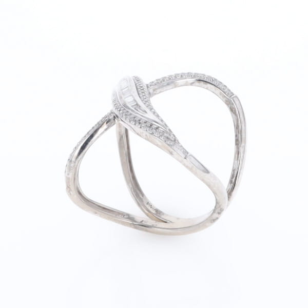 Dramatic Bypass Diamond Ring