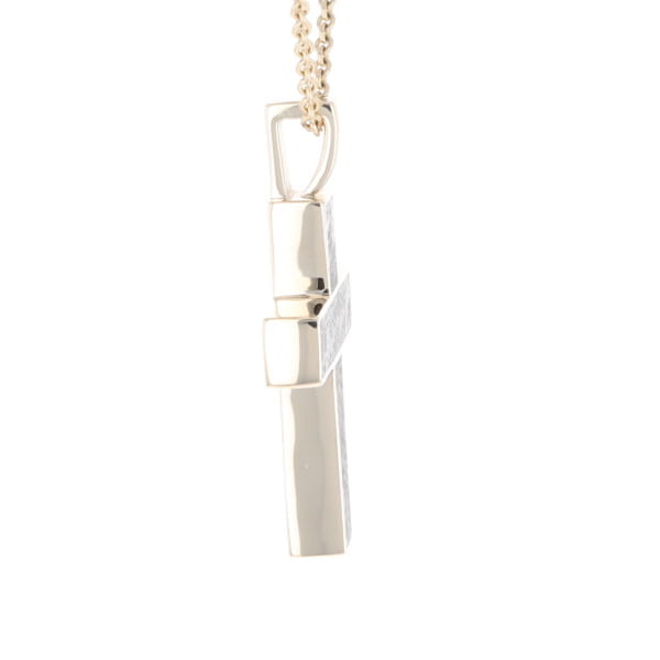 Meteorite Cross Pendant