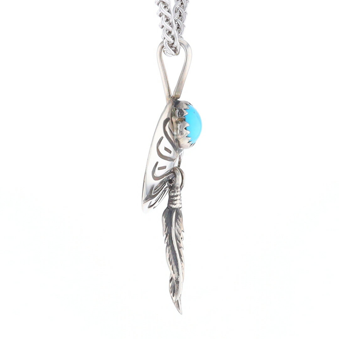 Turquoise Dream Catcher Pendant