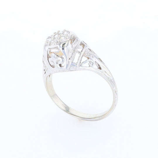 Vintage Cluster Diamond Ring