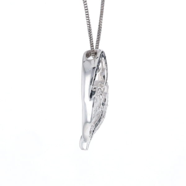 Double Heart Diamond Necklace