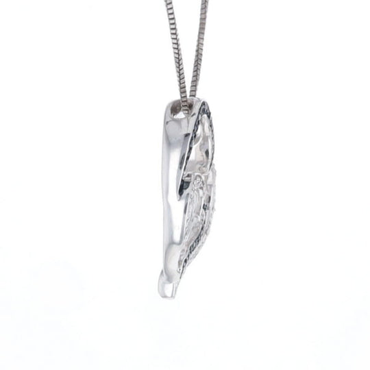 Double Heart Diamond Necklace