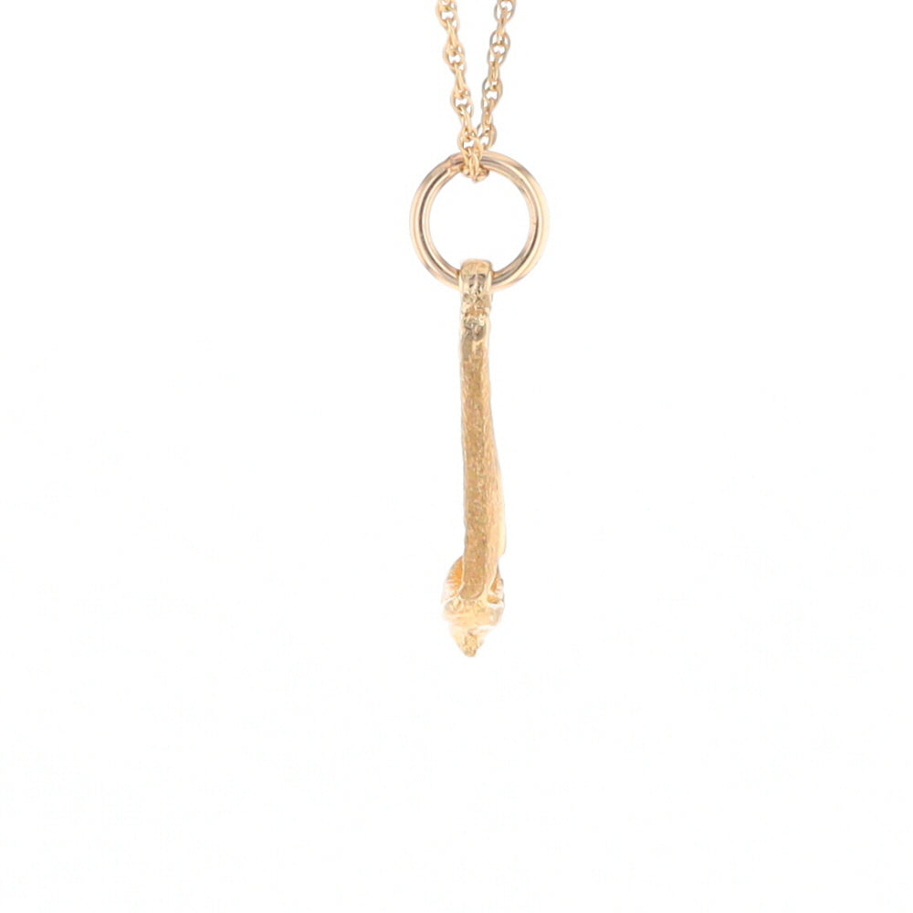 Yellow Gold Sailboat Pendant