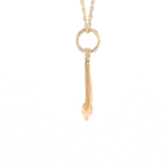 Yellow Gold Sailboat Pendant